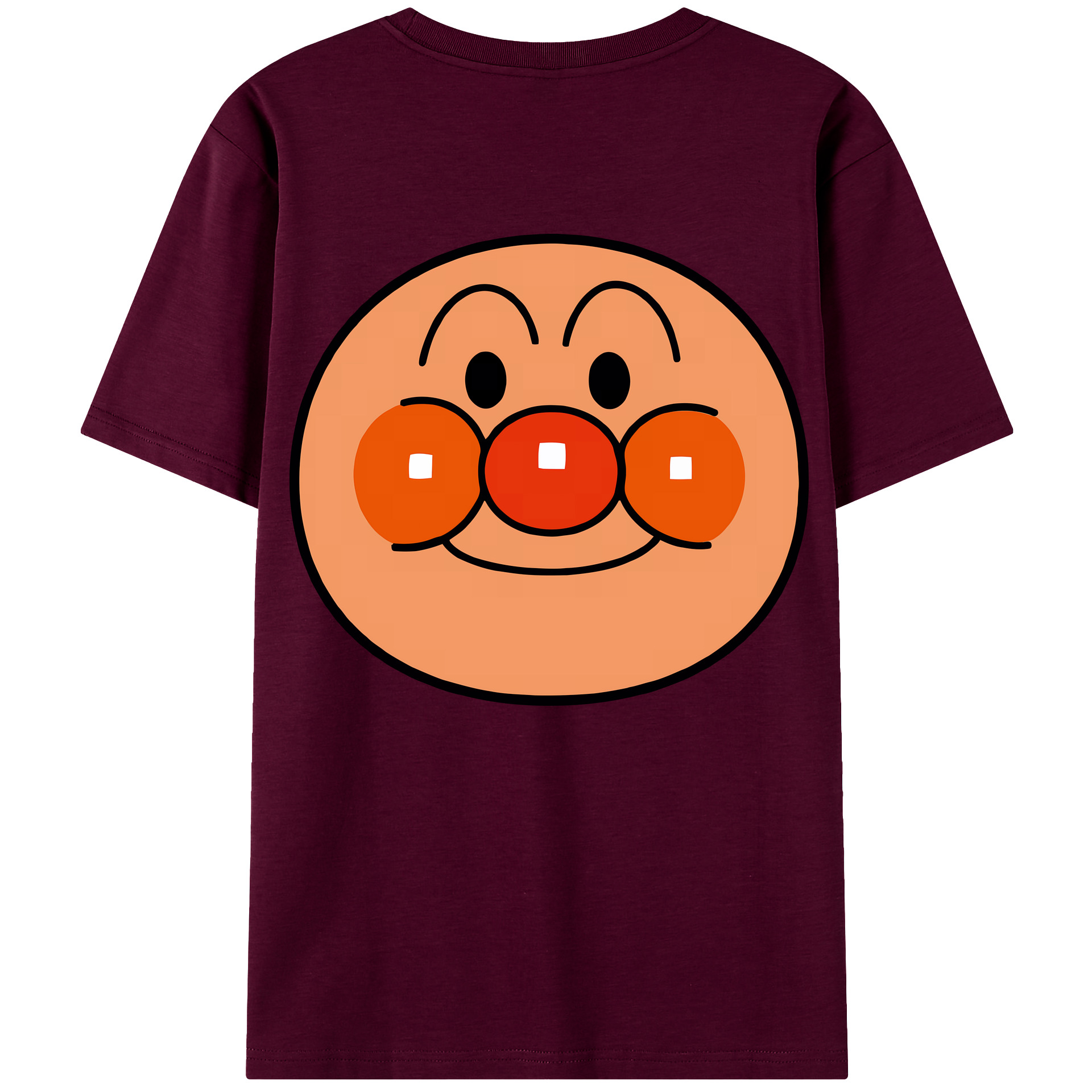 （画像用） アンパンマン Anpanman レディース半袖Tシャツ(バックプリント)
